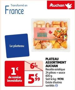 Auchan - Plateau Assortiment  offre à 5,99€ sur Auchan Hypermarché