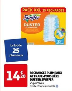Swiffer - Recharges Plumeaux Attrape-Poussière Duster offre à 14,2€ sur Auchan Hypermarché