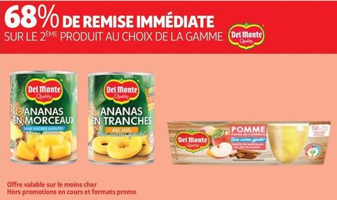 Del Monte - La Gamme offre sur Auchan Hypermarché