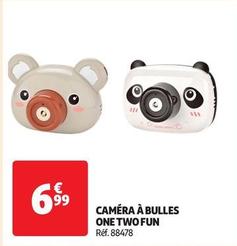 Caméra À Bulles One Two Fun offre à 6,99€ sur Auchan Hypermarché