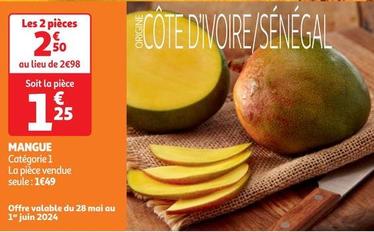 Mangue offre à 1,49€ sur Auchan Supermarché