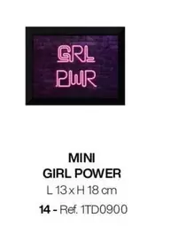 Mini Girl Power  offre sur Gautier