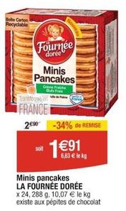 La fournée dorée - Minis Pancakes offre à 1,91€ sur Cora