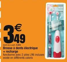 Brosse à dents électrique offre à 3,49€ sur Cora