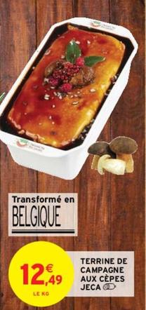 Jeca-France - Terrine De Campagne Aux Cèpes  offre à 12,49€ sur Intermarché
