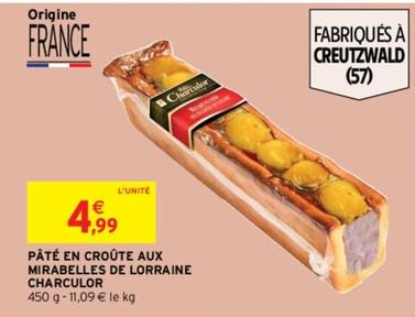 Charculor - Pâté En Croûte Aux Mirabelles De Lorraine  offre à 4,99€ sur Intermarché