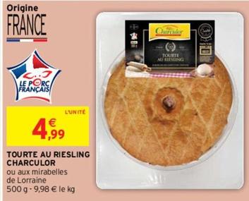 Charculor - Tourte Au Riesling  offre à 4,99€ sur Intermarché