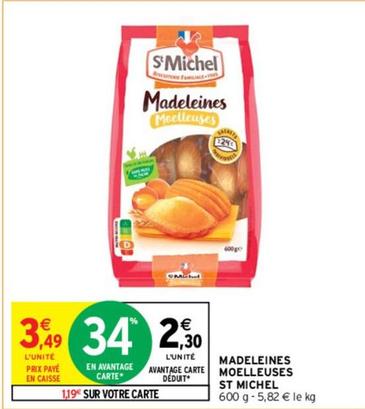 Madeleine offre à 3,49€ sur Intermarché