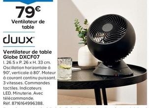 Duux - Ventilateur De Table Globe DXCF07 offre à 79€ sur Castorama