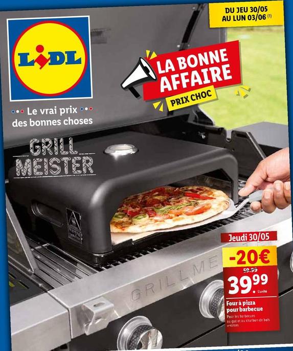 Four À Pizza Pour Barbecue offre à 39,99€ sur Lidl