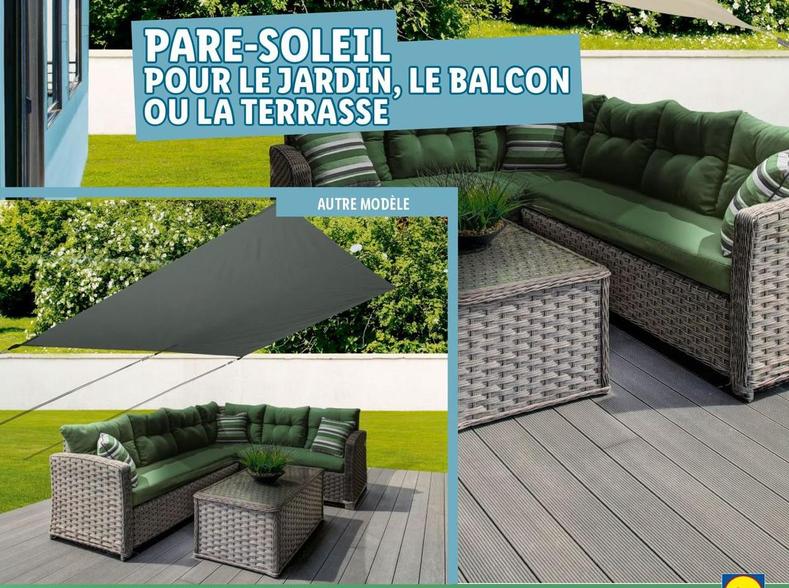 Pare-Soleil Pour Le Jardin,Le Balcon Ou La Terrasse offre à 19,99€ sur Lidl