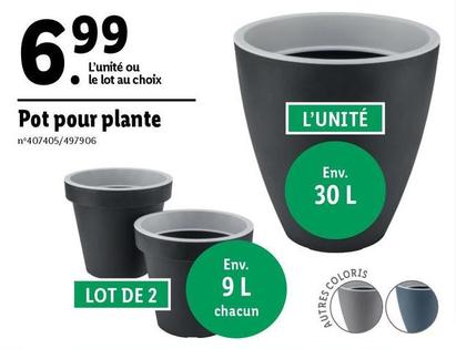 Pot Pour Plante offre à 6,99€ sur Lidl