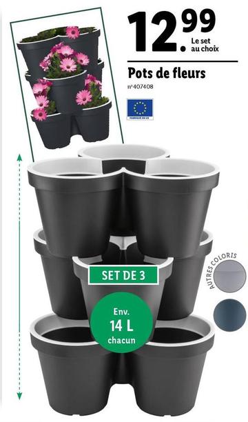 Pot De Fleurs offre à 12,99€ sur Lidl