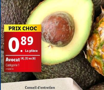 Avocat offre à 0,89€ sur Lidl