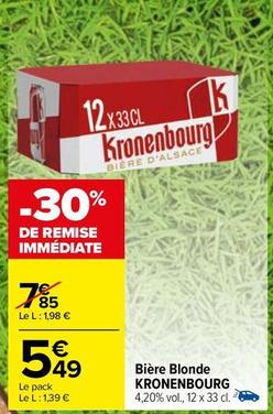Kronenbourg - Bière Blonde offre à 5,49€ sur Carrefour Market