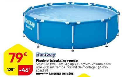 Bestway - Piscine Tubulaire Ronde offre à 79€ sur Weldom
