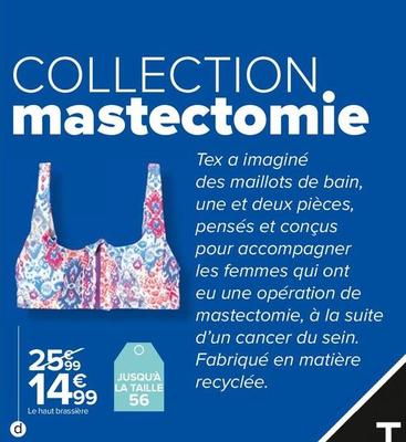 Haut Brassière Mastectomie offre à 14,99€ sur Carrefour Drive