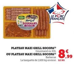 Socopa - Plateau Maxi Grill offre à 8,99€ sur Super U