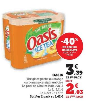 Oasis  offre à 3,39€ sur Super U