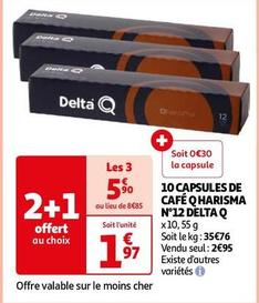 Delta - 10 Capsules De Café Harisma N°12 offre à 2,95€ sur Auchan Hypermarché