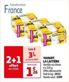 La Laitière - Yaourt offre à 1,89€ sur Auchan Hypermarché