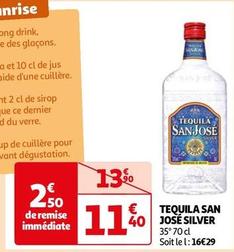 San Jose - Tequila Silver  offre à 11,4€ sur Auchan Hypermarché