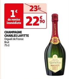 Charles Lafitte Champagne offre à 22,9€ sur Auchan Hypermarché
