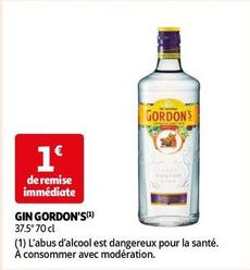 Gordon's - Gin offre sur Auchan Hypermarché
