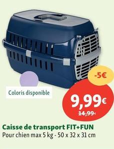 Fit + Fun - Caisse De Transport  offre à 9€ sur Maxi Zoo