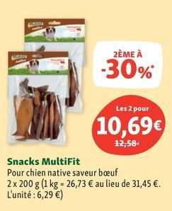 Multifit - Snacks  offre à 6,29€ sur Maxi Zoo