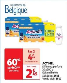 Actimel - 10 x 100g offre à 2,45€ sur Auchan Supermarché