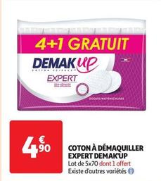 Demak Up - Coton À Démaquiller Expert offre à 4,9€ sur Auchan Supermarché