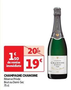 Champagne Chanoine offre à 19€ sur Auchan Supermarché