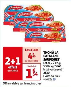 Saupiquet - Thon À La Catalane offre à 1,54€ sur Auchan Supermarché