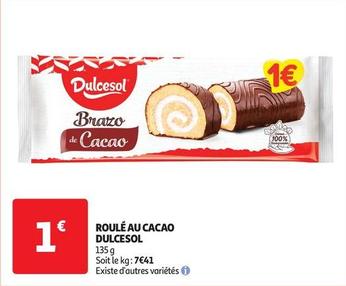 Dulcesol - Roulé Au Cacao offre à 1€ sur Auchan Supermarché