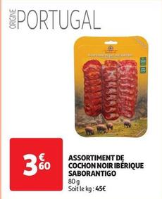 SaborAntigo - Assortiment De Cochon Noir Ibérique offre à 3,6€ sur Auchan Supermarché