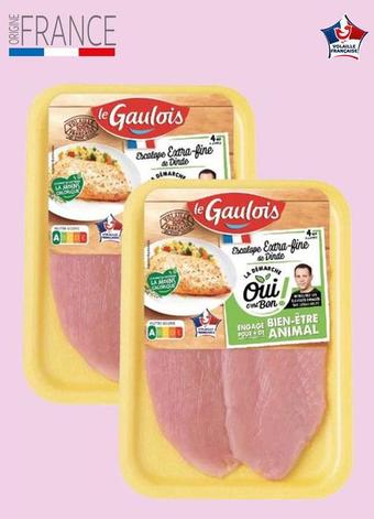 Le gaulois - 2 Escalopes Extra Fines De Dinde offre sur Auchan Hypermarché