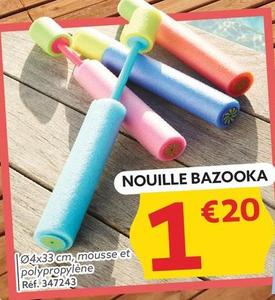 Nouille Bazooka offre à 1,2€ sur Gifi