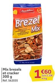 Snackline - Mix brezels et cracker offre à 1,6€ sur Gifi