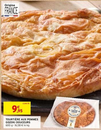 Gozoki Tourtière Aux Pommes Douceurs offre à 9,95€ sur Intermarché