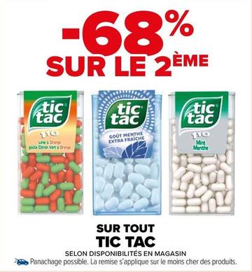 Tic Tac - Sur Tout offre sur Carrefour Market