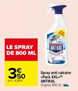 Antikal - Spray Anti Calcaire Pack XXL offre à 3,5€ sur Carrefour Market