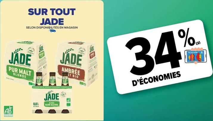 Sur Tout Jade offre sur Carrefour Market