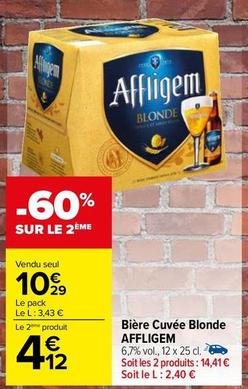 Affligem - Bière Cuvée Blonde offre à 10,29€ sur Carrefour Market