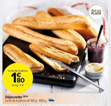 Déjeunette offre à 1,8€ sur Carrefour Market