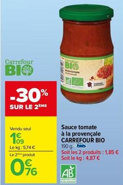 Carrefour - Sauce tomate à la provençale offre à 1,09€ sur Carrefour Market
