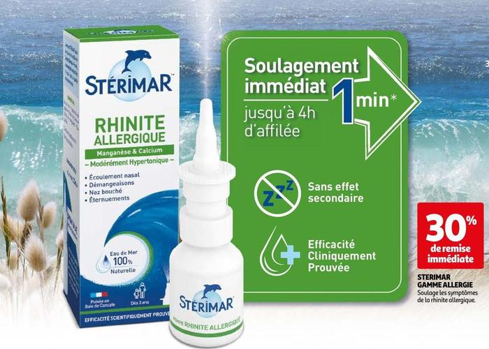 Sterimar - Gamme Allergie  offre sur Auchan Hypermarché