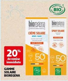 Bioregena - Gamme Solaire  offre sur Auchan Hypermarché