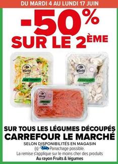 Carrefour - Sur Tous Les Légumes Découpés Le Marché offre sur Carrefour