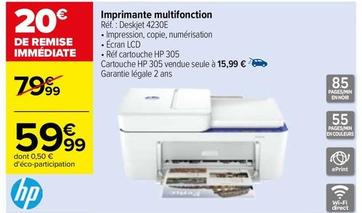 HP - Imprimante Multifonction offre à 59,99€ sur Carrefour